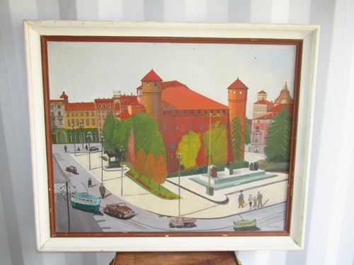 Old painting castello - old,