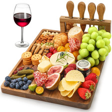 Easoger Acacia Cheese Tray and